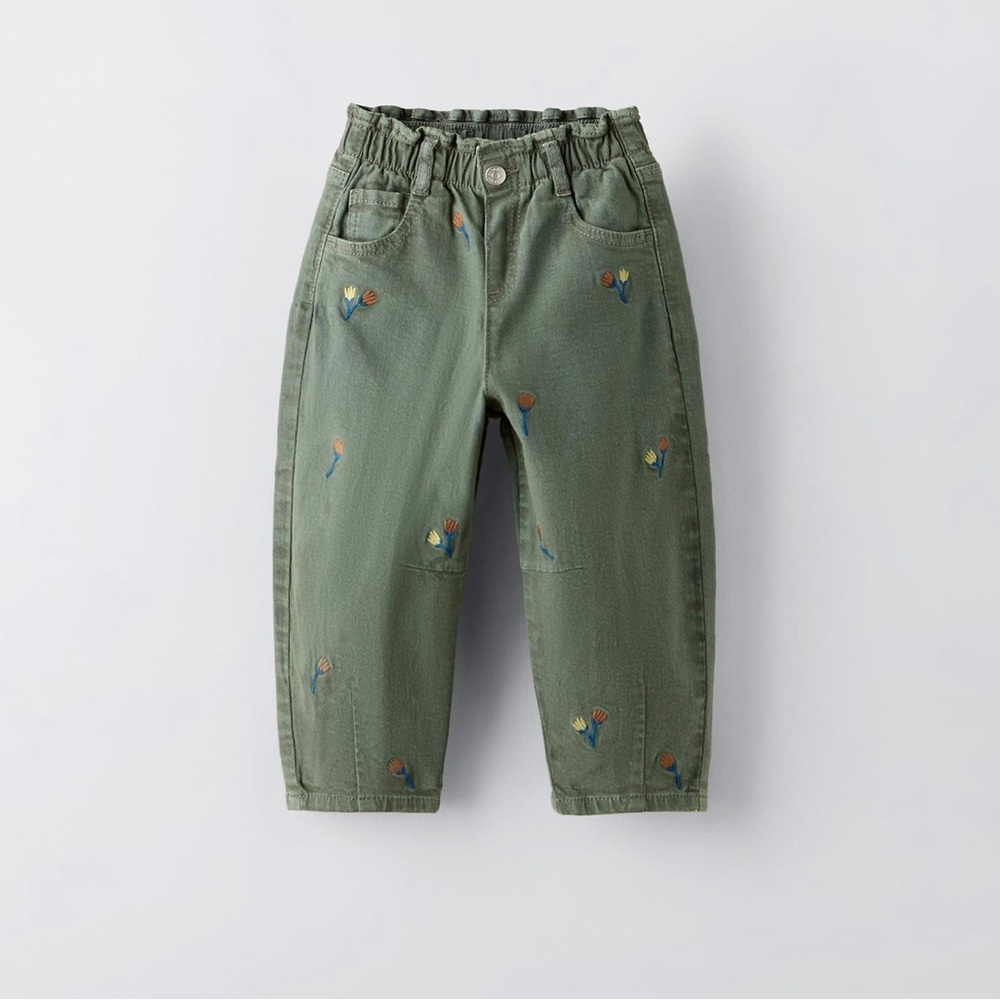 Zara Embroidered pants